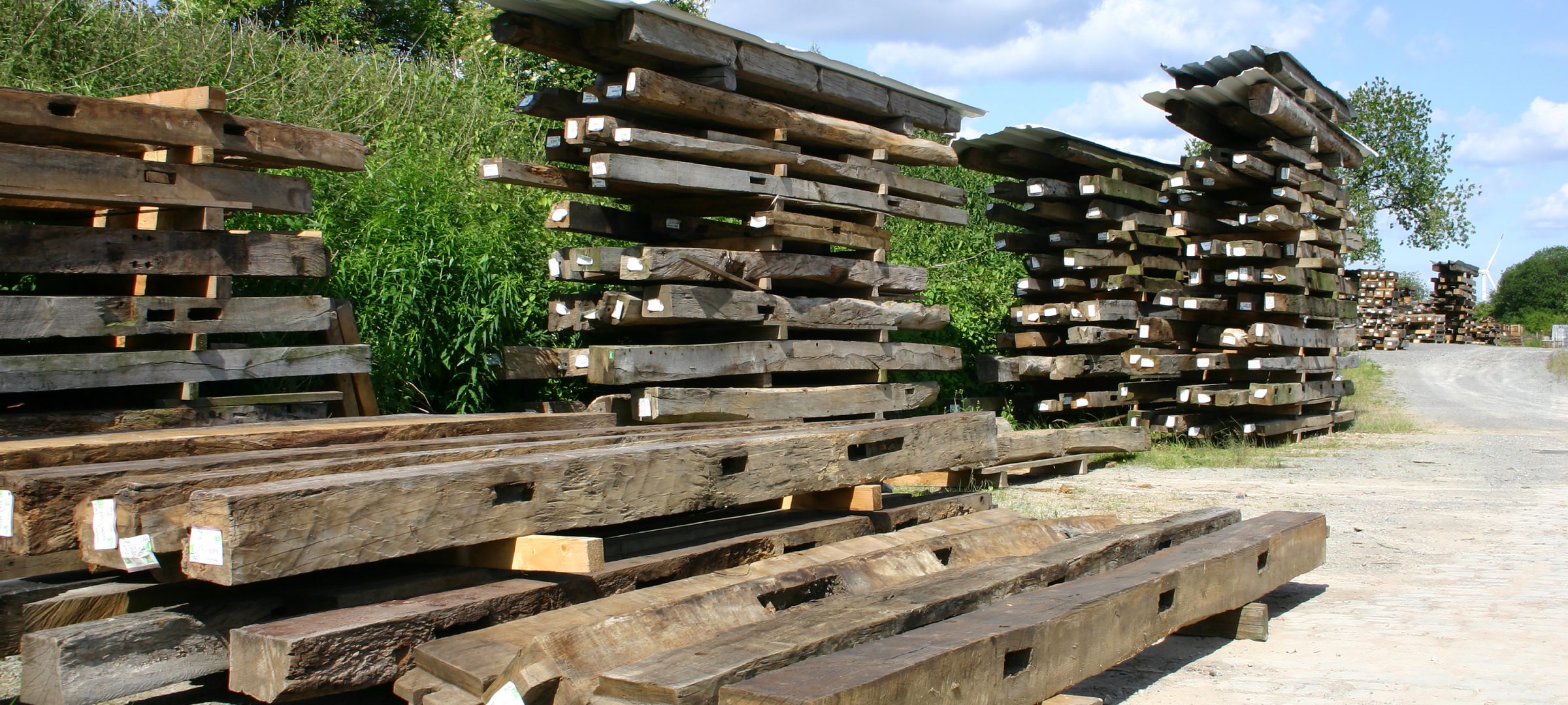 Historische Eichenbalken als Bauholz Thomas Knapp Historische