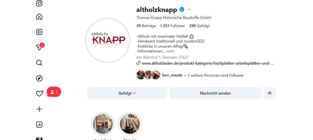 KNAPP jetzt auch auf Instagram, Facebook und YouTube